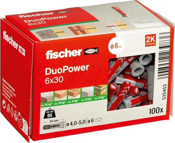 fischer - Tacos DUOPOWER 6x30 mm