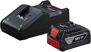 Bosch Professional 18V System set inicial de baterías: 1 batería GBA 18V 4.0Ah + cargador rápido GAL 18V-40