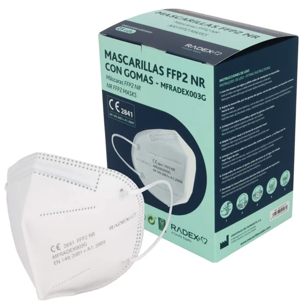 Grafoplas I Pack de 25 Mascarillas FFP2 Blancas: Protección Premium