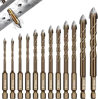Set 12 brocas carburo 3-12 mm